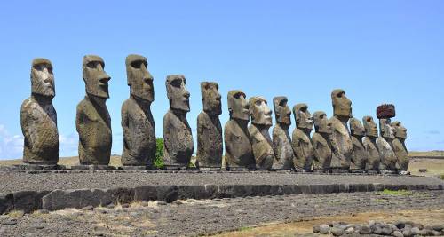 Moai dell'isola di Pasqua, Cile