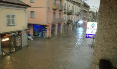 Maltempo, danni e allagamenti nel Torinese e nellʼAstigiano