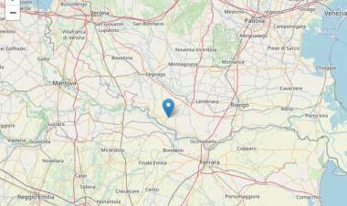 Scossa di terremoto del 4.2 a Rovigo, avvertita da Trieste a Bologna