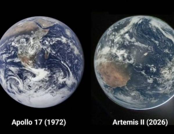 La Terra come non la vedevamo da oltre mezzo secolo: le prime foto di Artemis II