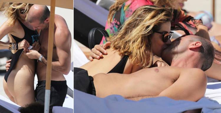 Aida Yespica, baci e carezze hot con il nuovo fidanzato Matteo Cavalli 
