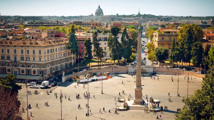Piazza del Popolo ospiterà alcune partite degli internazionali di tennis di Roma