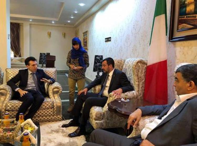 Salvini a Tripoli, la Libia: "Rifiutiamo categoricamente l'idea di campi qui"